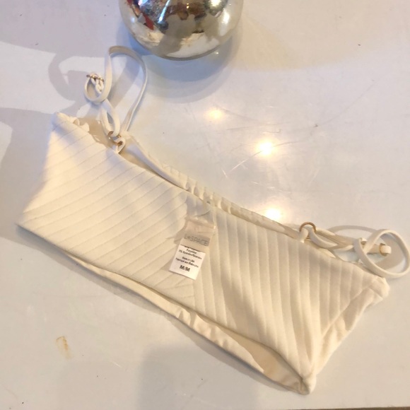 Lspace Ribbed Bikini Top. - Picture 5 of 6